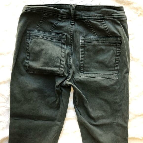 Anthropologie Green Utility Jeans - Women’s 24P - Picture 2 of 8